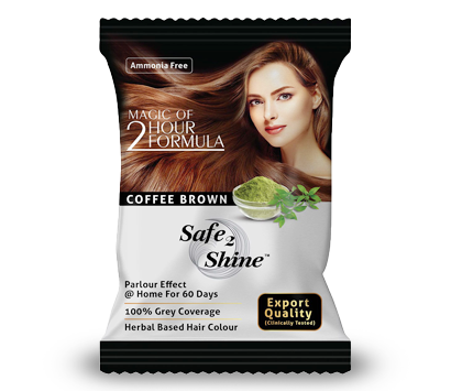 Odyssey Organics Pvt. Ltd | Safe 2 Shine Coffee Brown Hair Colour | Ammonia  free Cherry Red hair colour